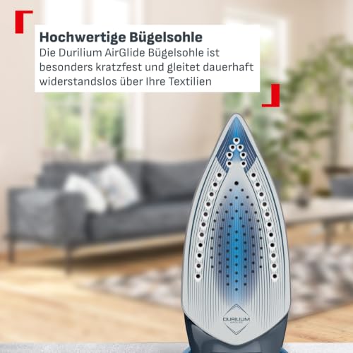 Tefal Dampfbügeleisen Ultragliss Plus, 2800 W, abnehmbarer Kalk-Kollektor, kratzfeste Bügelsohle, 50 g/Min. Dampfabgabe… – Ansicht 5