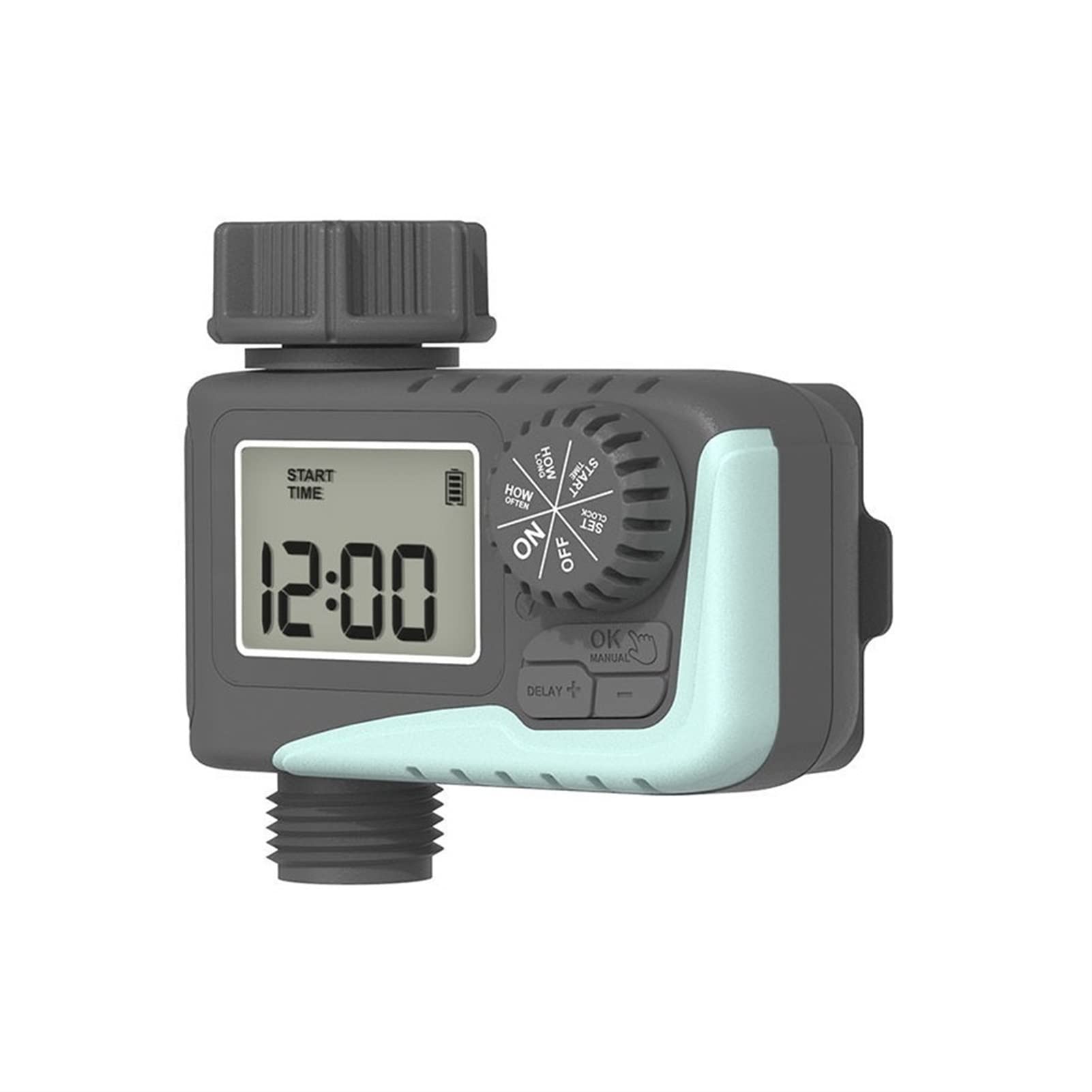 Smart Sprinkler Timer per irrigazione Irrigazione automatica elettronica Display digitale a due uscite Timer per irrigazione Regolatore per irrigazione da giardino per giardini, prati, cortili, ecc.