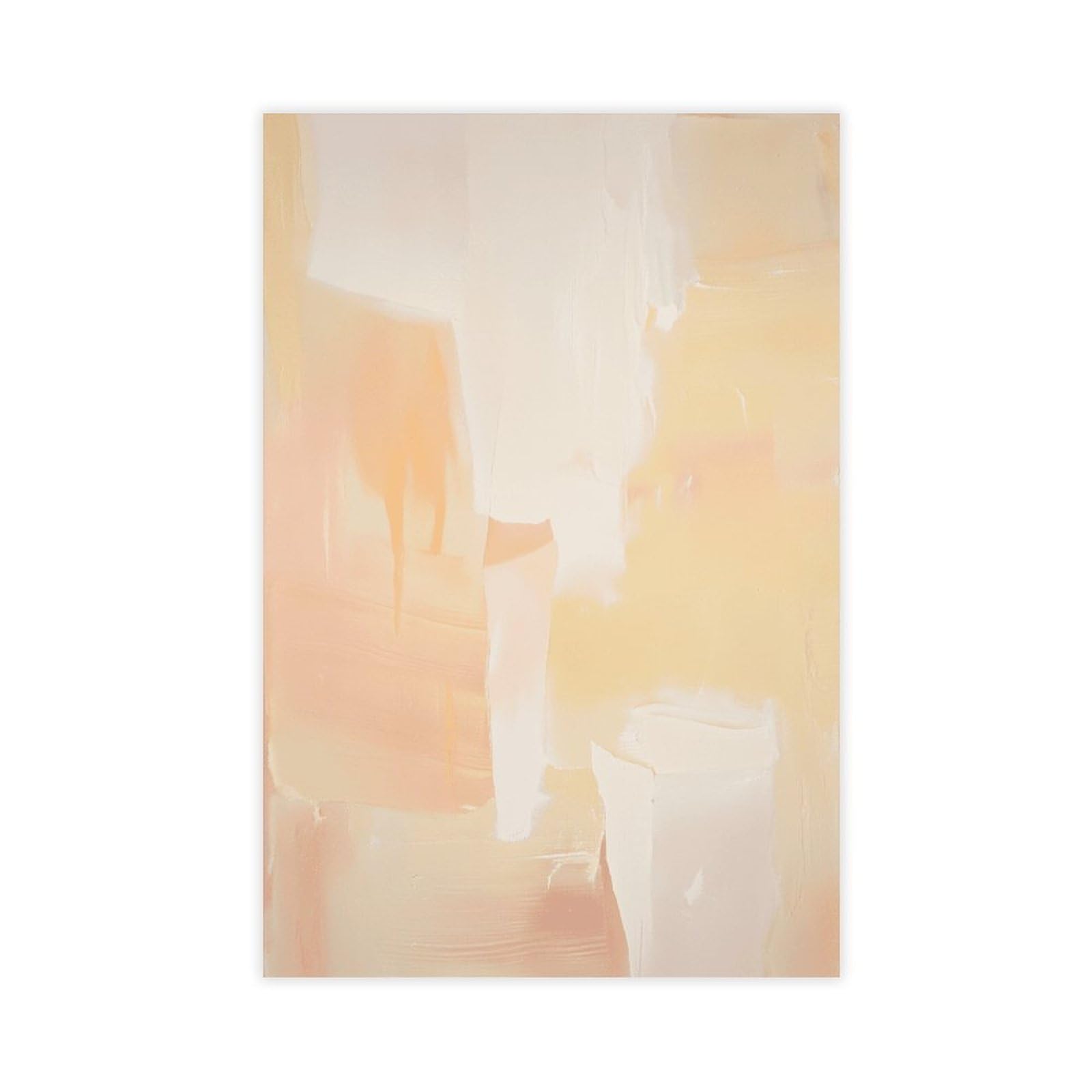 Zguols Warm Textured Abstract And Minimalist Poster 8 Canvas Poster Bedroom Decor Sports Landscape Office Room Decor Gift Unframed Print 12" L X 18" W
