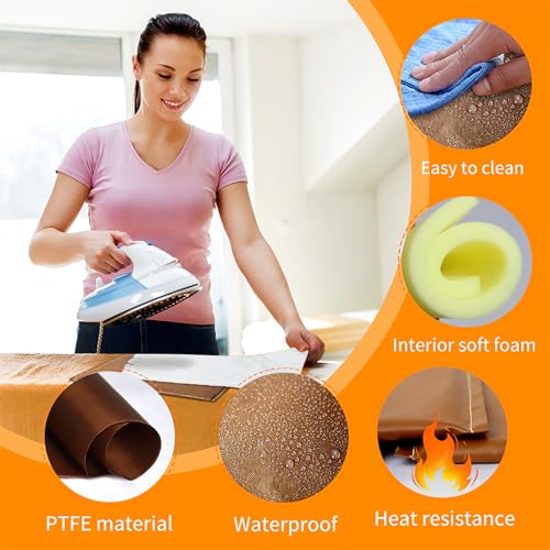 Image of Heat Press Pillow Heat Pressing Transfer Pillow, Teflon Heat Resistant Pressing Pillows for Screen Print and Heat Pressing Shirts (4 Pack 4 Sizes)