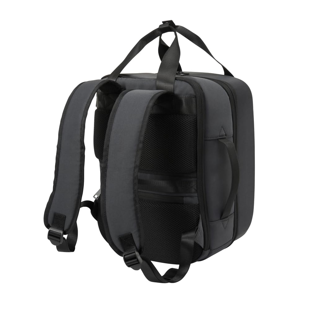 Cabin Max Paxos - Borsa da cabina sottosella da 24 l, 40 x 30 x 20 cm, ShapeSafe Anti-rigonfiamento EVA, leggera 680 g, trasporto senza Ryanair, apertura a conchiglia, Bp Grigio, (24L) UK, Bagaglio a