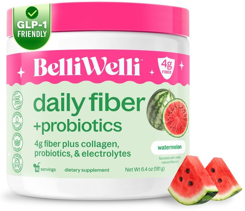 Belli Welli Fiber Supplement Powder Watermelon