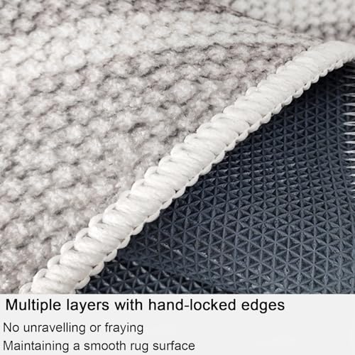 Tapis de balcon imperméable polyester lavable et tapis de terrasse rond - 4