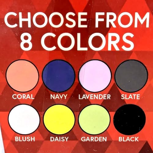 Disposable Face Masks Individually Wrapped 3-Ply Protective Breathable, 8 Fun Stylish Solid Colors Pink Lavender Yellow Gray Navy Green White Black for Adults and Teens, Pack of 80 Individual Masks