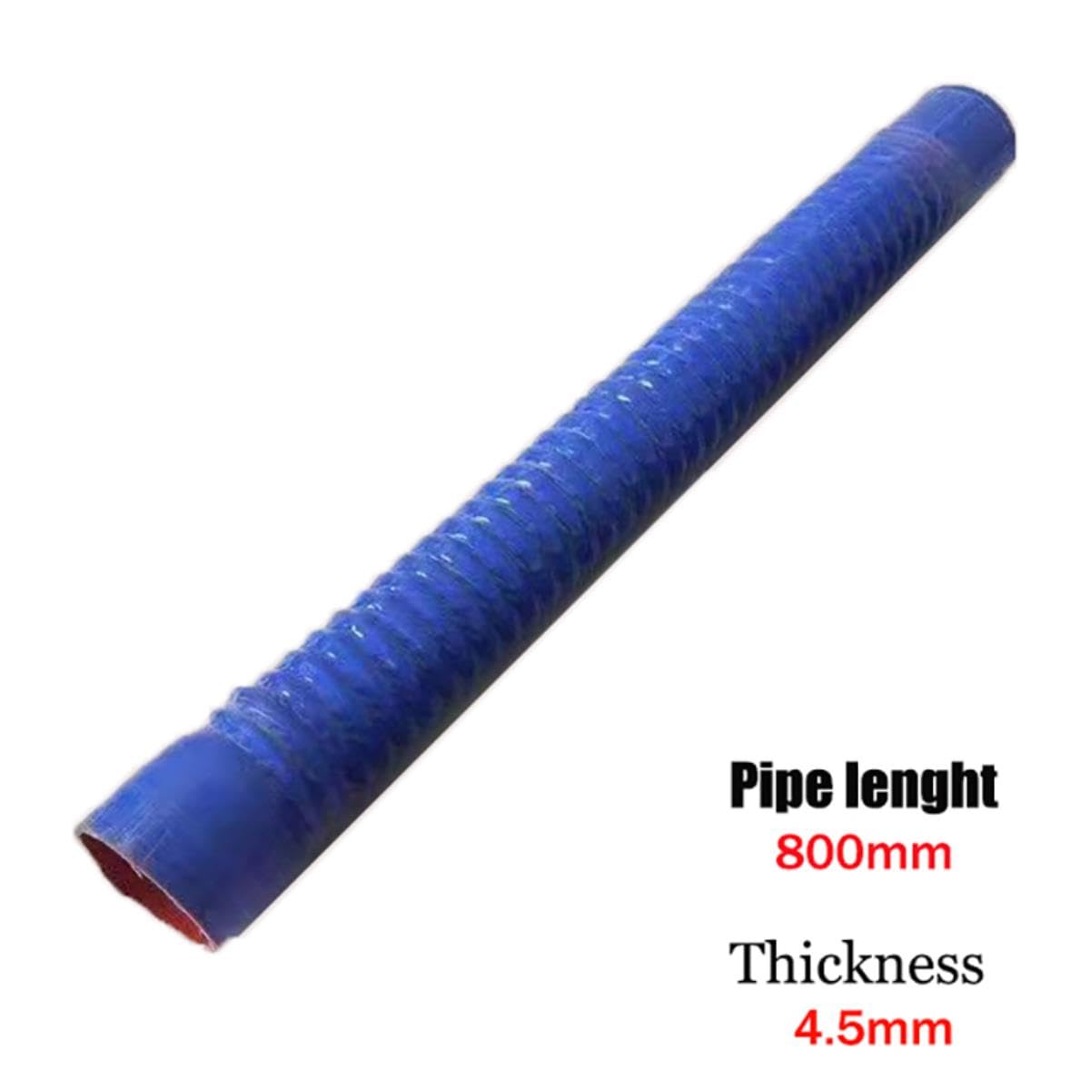 ID 30–100 mm, blau, Universal-Silikon-Flexschlauch, Kühlerrohr für Lufteinlass, Hochdruck, Hochtemperatur-Gummiverbinder, 600 mm, ID 85 mm
