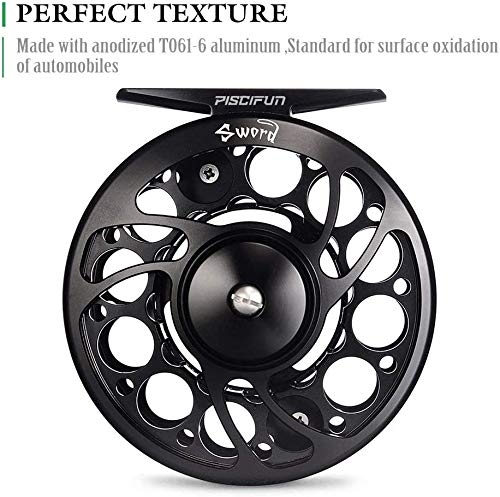 Piscifun Angelrolle für Fliegenfischen, mit CNC-gefrästem Körper aus Aluminiumlegierung 3/4, 5/6, 7/8, 9/10 Gewichte… – Bild 6