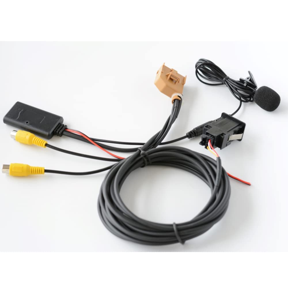 12V MMI 2G Auto Bluetooth AUX Adattatore Musica Audio Mic per A6 A8 2006-2008 J523