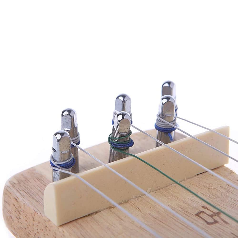 Cithare, Instrument de Musique en Bois, Guqin Professionnel Débutant, Entraîneur de Main pour Guzheng, Instrument Portable à 6 Cordes, Mini Cithare Chinois Exerciseur de Doigt Accessoires
