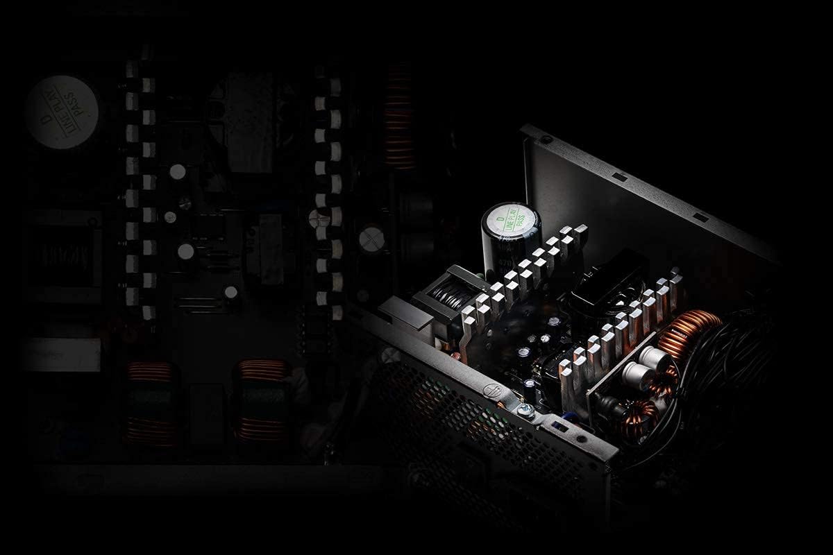 XPG Pylon 550W 80 Plus Bronze Certified 120mm Fluid Dynamic Bearing Fan Power Supply (PYLON550B-BKCUS)