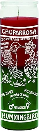 INDIO Hummingbird Red/Green Candle - Silkscreen 2 Color 7 Day
