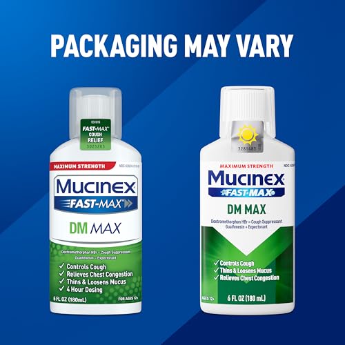 Mucinex Fast-Max DM Max Cough & Chest Congestion Medicine, 6 FL OZ - image 6