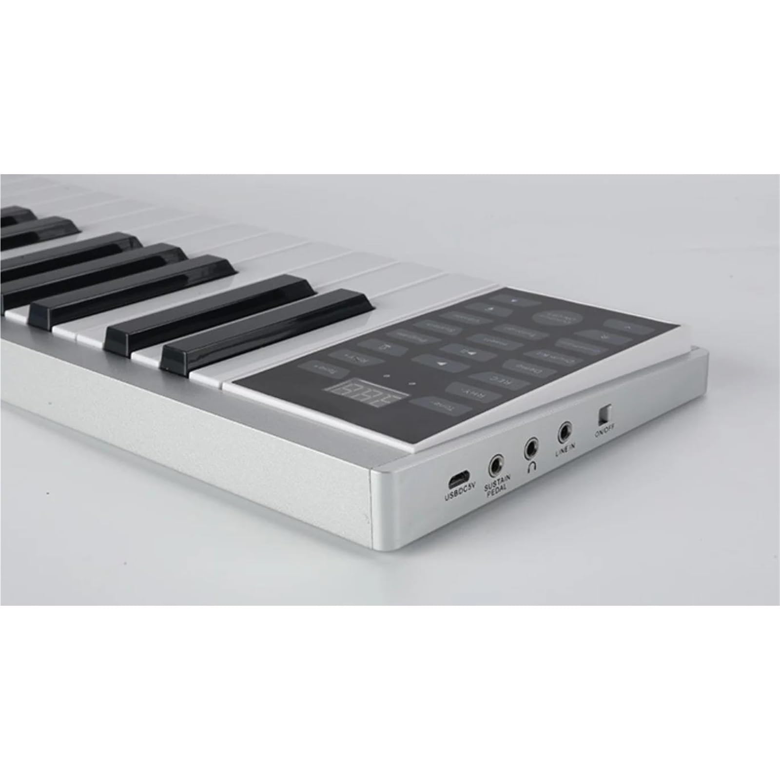 Pianino Elektroniczne Przenośne Pianino Elektroniczne 61 Klawiszy Ultracienki Wielofunkcyjny Instrument
