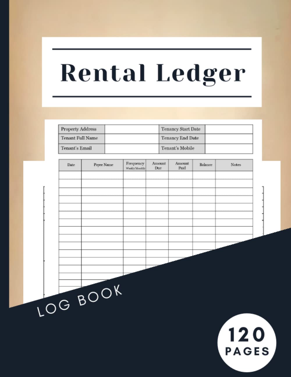 Independently published Rental Ledger Log Book: Income and Expenses Book Keeping Notebook For Rental | Rental Ledger Journal to Keep Track of Your Rent Payment | Ideal for Landlords, Tenants, and Real Estate Agents.