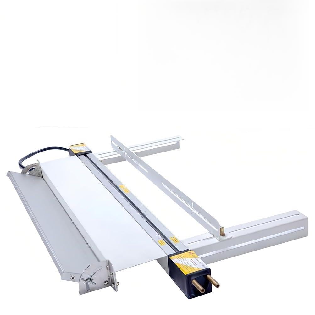 Dobladora de acrílico de 125 cm con soporte y ajuste de ángulo para láminas de PVC