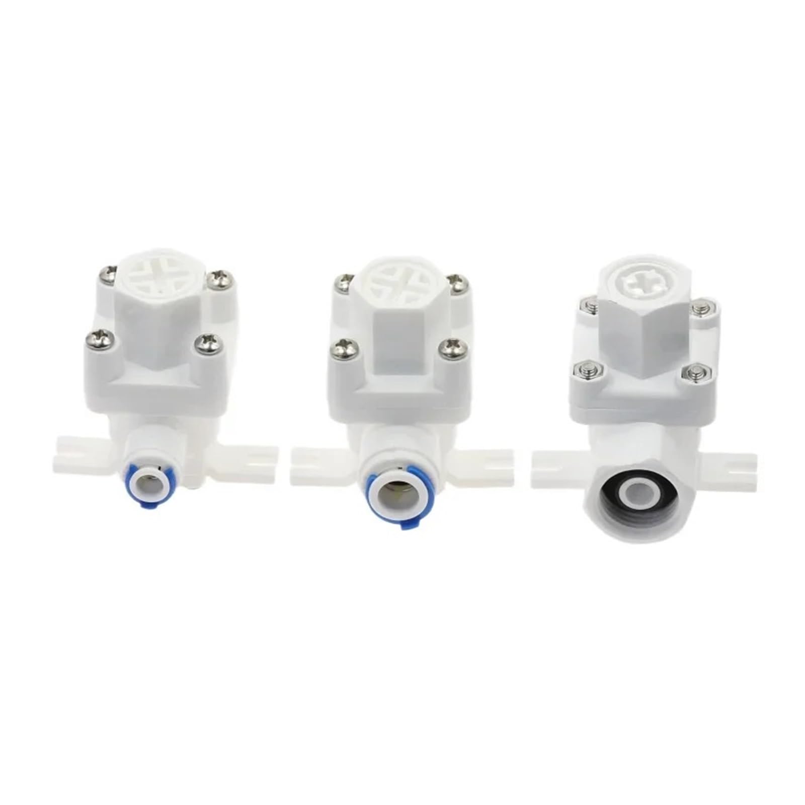 YAKUFAST 1pcs Water Pressure Switch Relief Valve 1/2 Female Reducing Regulator 1/4 3/8 OD Hose Quick Connection RO Reverse Osmosis System(B 3I8 (9.53mm))