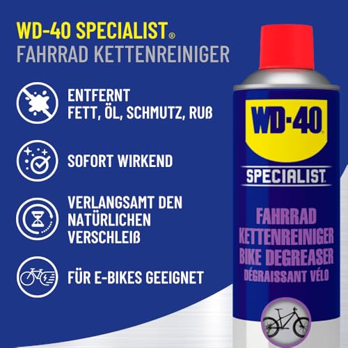 WD-40 Specialist Fahrrad Kettenreiniger 500 ml – Entfernt Schmutz, Fett, Öl & Ablagerungen von Kette und Antrieb… – Ansicht 2