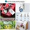 Sublimation Blanks Keychains Products, 80 PCS Keychains Tag Bulk with 2 Inch Heat Transfer Double-Side Round Coasters Blanks, Key Chains, Tassels, Jump Rings for Ornament Making DIY Art Craft Supplies #1