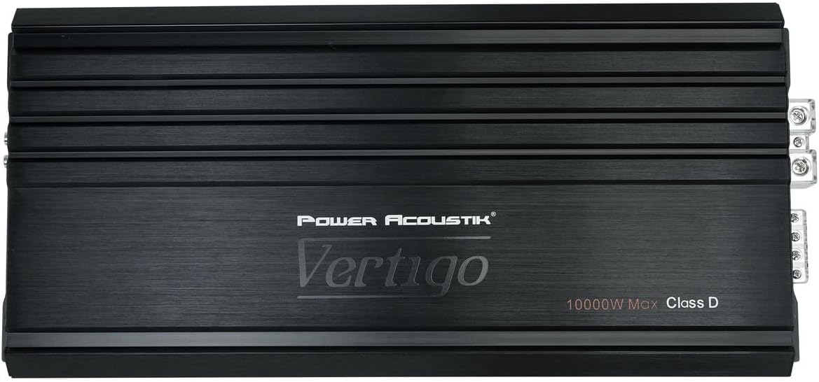 Power Acoustik VA1-10000D Vertigo Series 10,000-Watt Max Monoblock Class D Amp