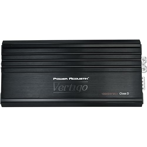 Power Acoustik VA1-10000D Vertigo Series 10,000-Watt Max Monoblock Class D Amp
