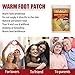 MHADBKH 10pcs Toe Warmers Safe Natural Heating Air Activated Warmer Up to 8 Hours of Heat Stickers