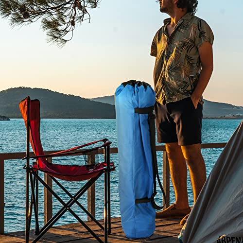 Xxerciz Camp Chair Replacement Bag Heavy Duty Large Storage Bag Carrying Bag With Shoulder Strap Foldable Blue, 48 Inches #TOP6