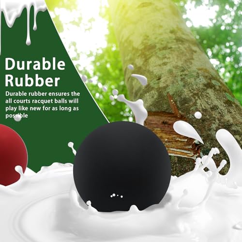 image for Magicorange 15 Pack Racquetball Multi Colored Racquetballs High Bounce