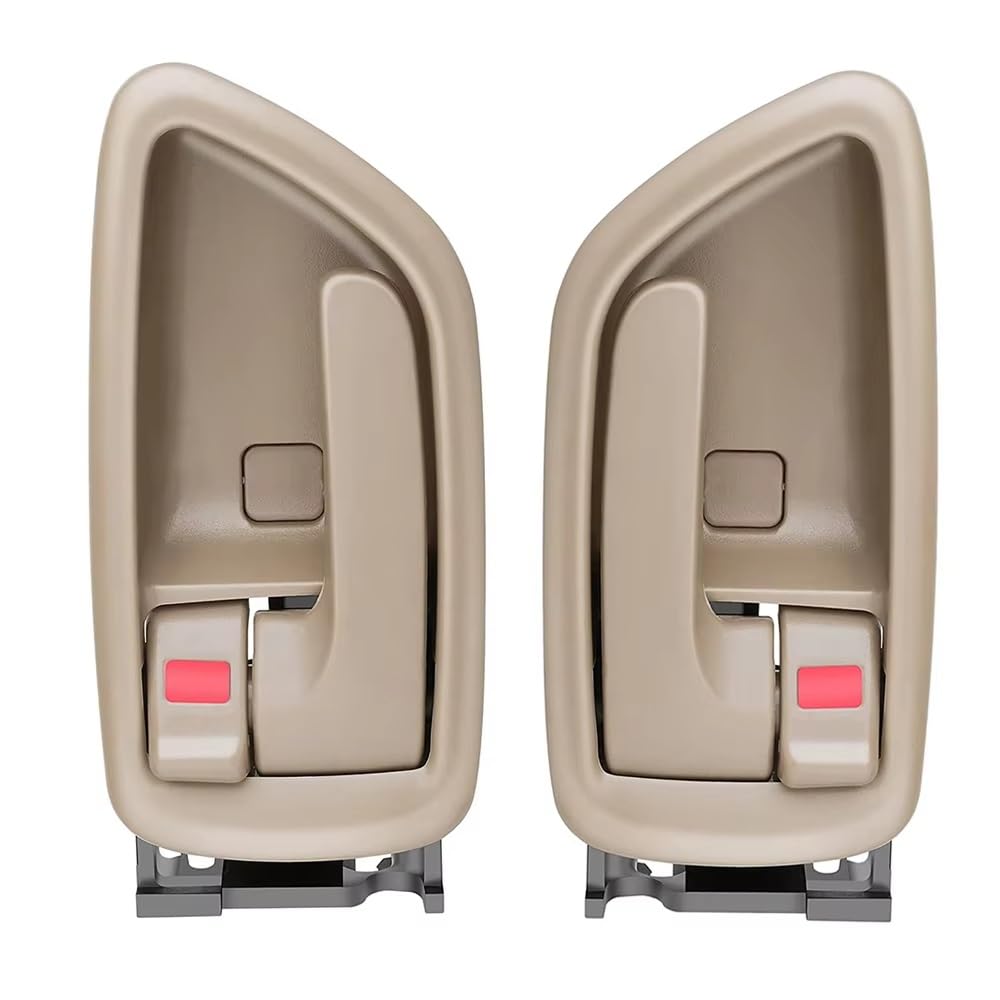 HRTLSS Door Pull Handle Inner Trim for Avalon 2000-2004 for Sequoia 2001-2007 for Tundra Crew Cab 2004-2006 Car Interior Door Handle(Front Rear Left)