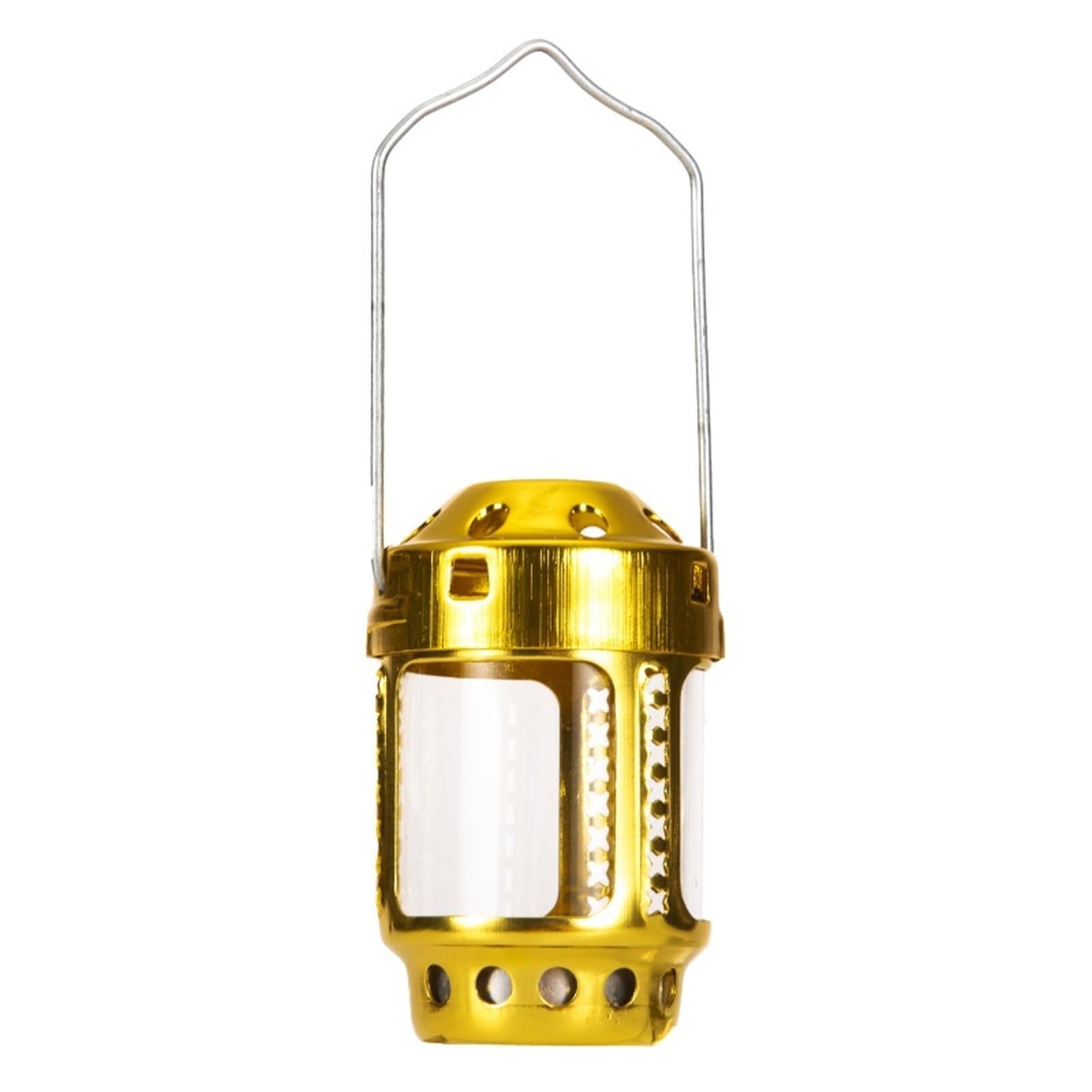matumou Lantern Mini Bright Aluminium Alloy Brass Night Fishing Hanging Lamp for Outdoor Camping Angling Lamp