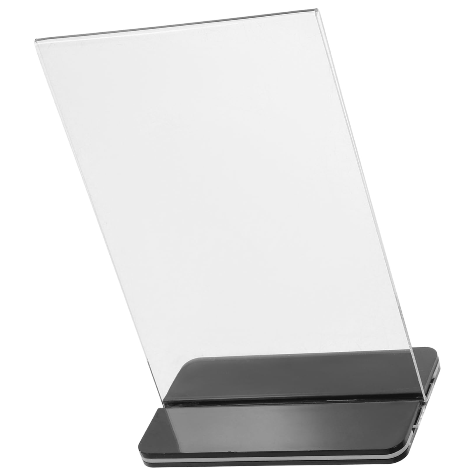 NAMOARLY 3pcs Logo Display Stand Menu Show Rack Holder for Table Tags Display Holder Picture Holders for Tables Tags Holder Display Rack for Tags Acrylic