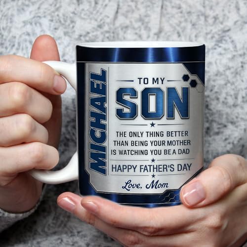 Taza personalizada para hijo de cerámica miniatura 2