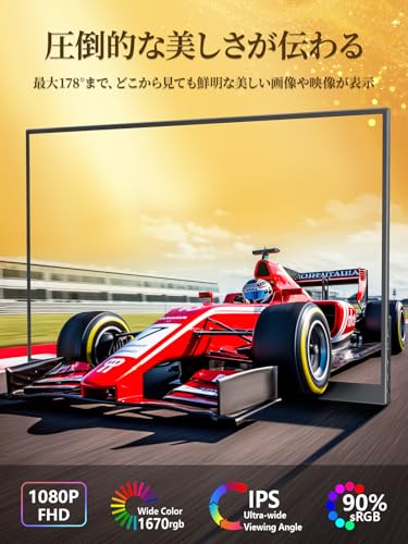 モバイルモニター モバイルディスプレイゲーム cocopar15.6インチ スイッチ用モニター 非光沢IPS 90%sRGB 薄型 軽量 1920x1080FHD FreeSync対応/ブルーカット機能 USB Type-C/HDMI/スピーカー内蔵/カバー付PS4/PS5/XBOX/Switch/PC/Macなど対応 在宅ワークリモートワーク zs-156x