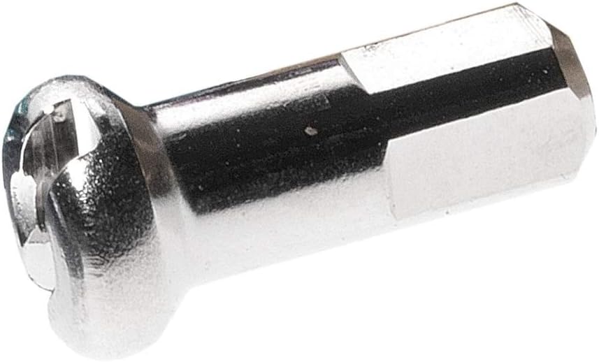 DT Swiss Standard Spoke Nipples - Brass, 2.0 x 12mm, Silver