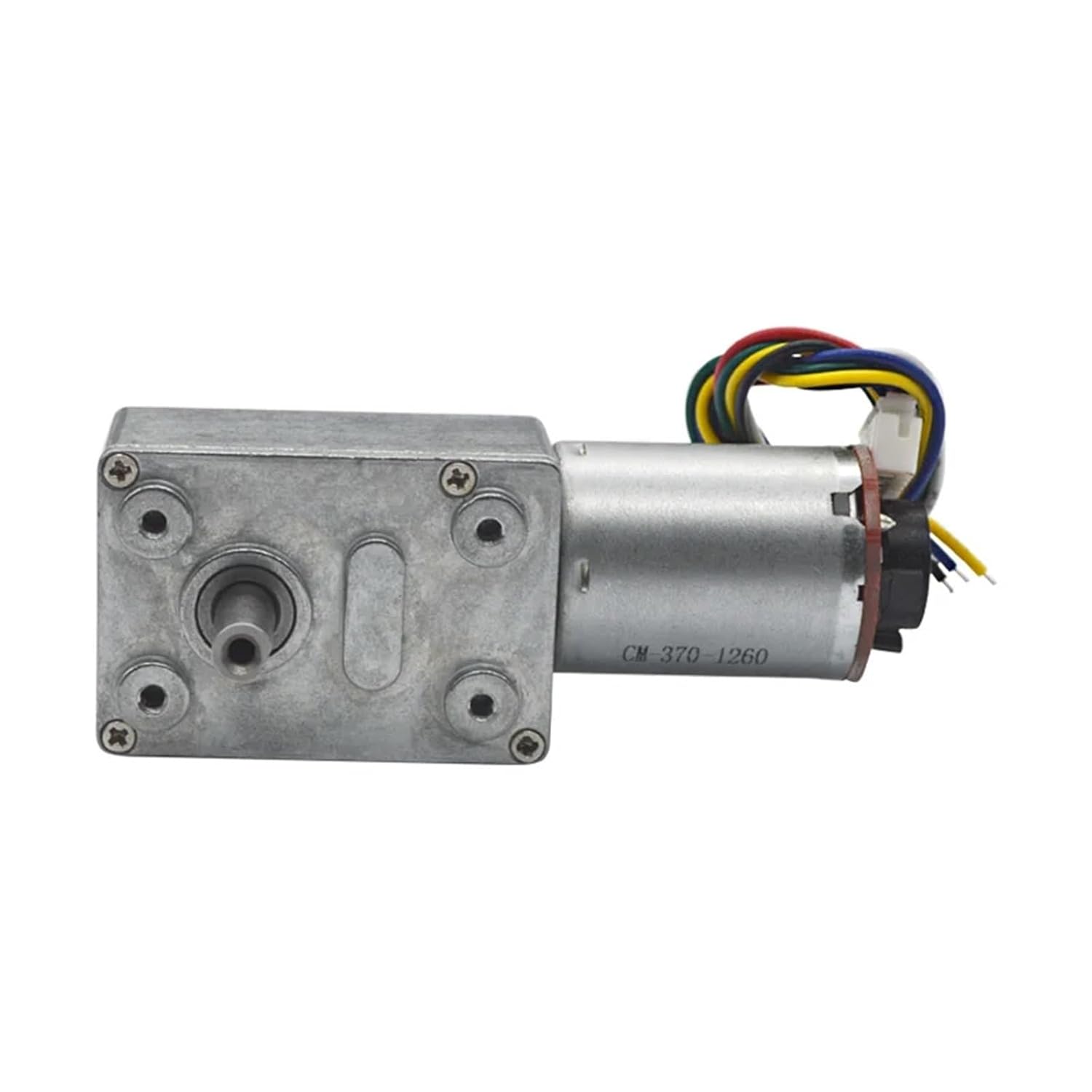 JGY370 Worm Reduction Motor with Encoder Self-Locking Motor 12V Forward and Reverse Motor(18 RPM,12v)