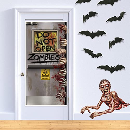 Beistle Zombies Lab Door Cover, 30" By 5', Multicolor #TOP3