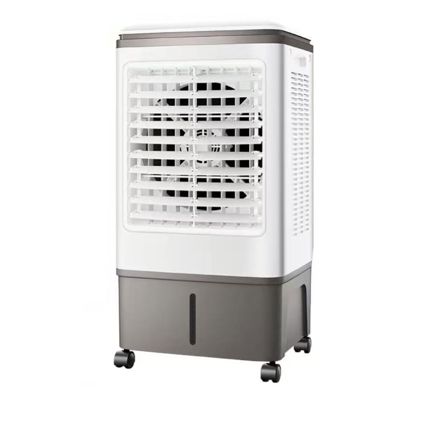 GWFBLID Evaporative Air Cooler Portable Air Conditioner with 40L Water Tank and 3 Fan Speeds 120°Oscillation Cooling Fan with Wheel Industrial Swamp Air Cooler Cooling AC Unit for Outdoor Commercial