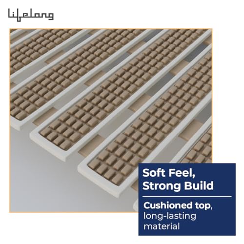 Image of Lifelong Bathmat for Home | Anti-Skid Bathroom Mat, Water Resistant Non-Slip Floor Mat for Bathroom, DIY Customisable Size Mat for Kitchen, Quick Drying Foot Mat, Silicone Suction Cup for Strong Grip