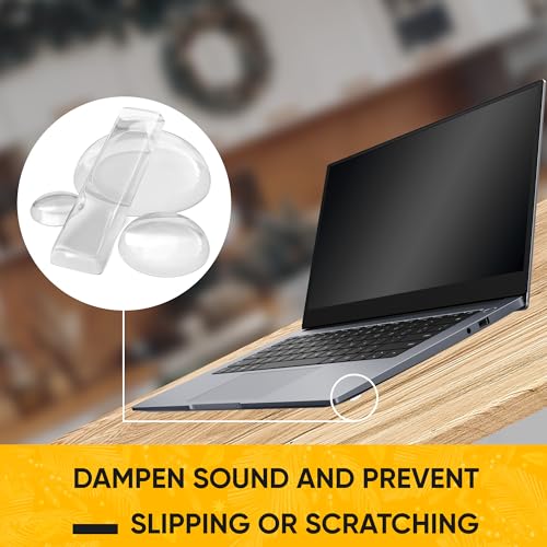 104-Piece Cabinet Bumper Set - Clear, Self-Adhesive Rubber Pads for Cabinet Doors, Cupboards, and Kitchen Cabinet Protectors – Dampen Noise & Protect Surfaces - Thumbnail 6