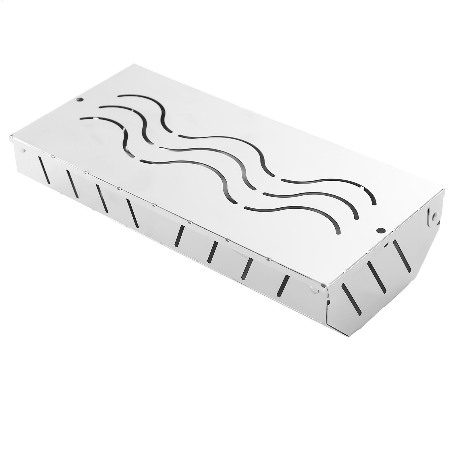 Boîte fumoir en acier inoxydable pour barbecue au charbon de bois durable