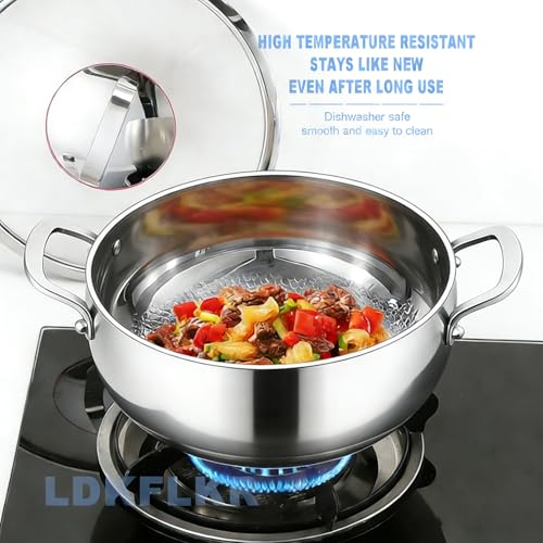 Wok de Titanio 28 cm Antiadherente con Tapa y Cepillo miniatura 5
