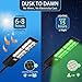 LIANGTUKING Green Hog Light for Night Hunting, Solar Green Light for Hunting Wild Hogs, Deer, Coyote, Bears and Fishing Hunting Accessories, Motion Activated Feeding Light with Remote Control (2 Pack)