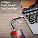 immagine 1EasyAcc USB C a USB C Cavi 0.72ft Gen 2 10Gbps Fast Charging Tipo C Data Transfer Short Cable per Samsung Galaxy S8, S9, S10,T5 LaCie SSD, MacBook PRO, iPad PRO 2018