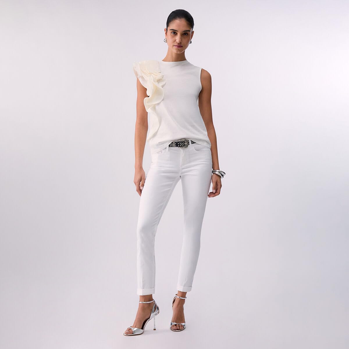 Liu Jo Cropped Skinny Trousers