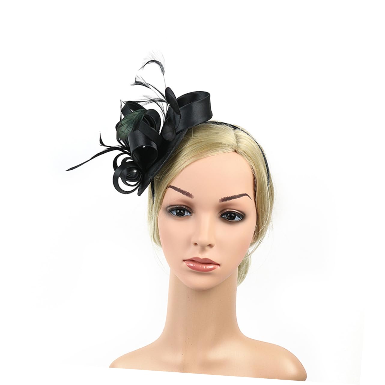 FOMIYES Cuffie Fascia Cappello Donna Fascia Sposa Cappelli Di Fascinator Per Le Donne o Festa Flapper 1920S Flapper Per Fiori Decorazione Copricapo Per La