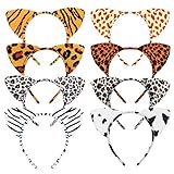 WEITER VERWENDUNG: Leopard Haarband ist Perfekt für Festivals, Geburtstagsfeiern, Kostümpartys, Cosplay. Tolles Haarreif für Kinder und Erwachsene zum Tragen.