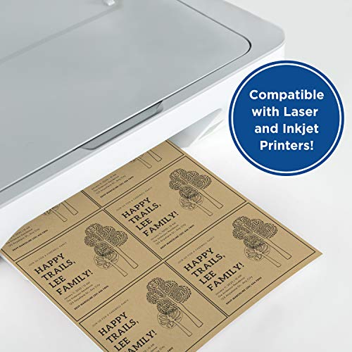 Print Works Kraft Cover Stock, Heavyweight, Solid Core, 8.5” X 11”, 40 Sheets (00691) #TOP3