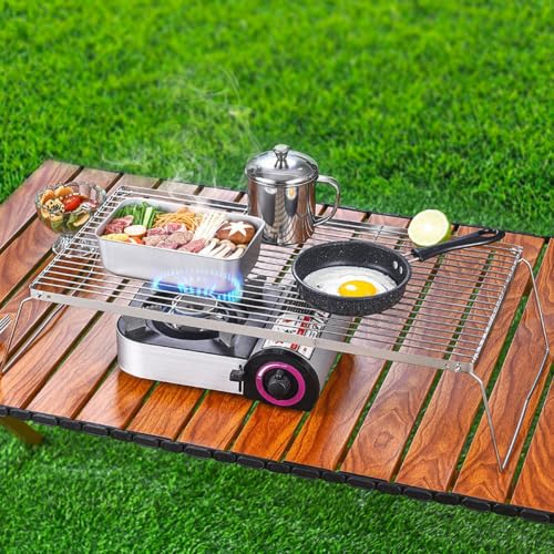 Parrilla de cocina de acero inoxidable para camping barbacoa y hogar 3