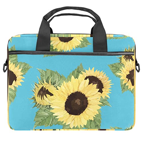 Sacoche ordinateur 13.3 pouces bandoulière housse pc portable 14 pouces sac motif vagues