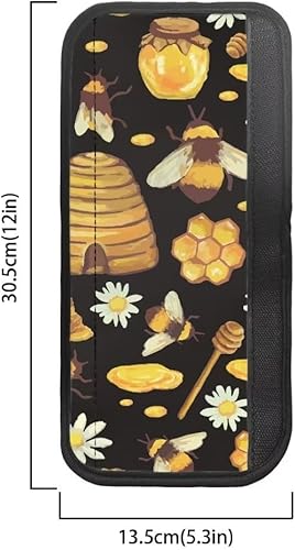 Miniatura 6 de Daisy Bee Honey - Juego de 4 fundas para manijas de puerta de refrigerador, fundas para manija de horno, lindas manijas de decoración de