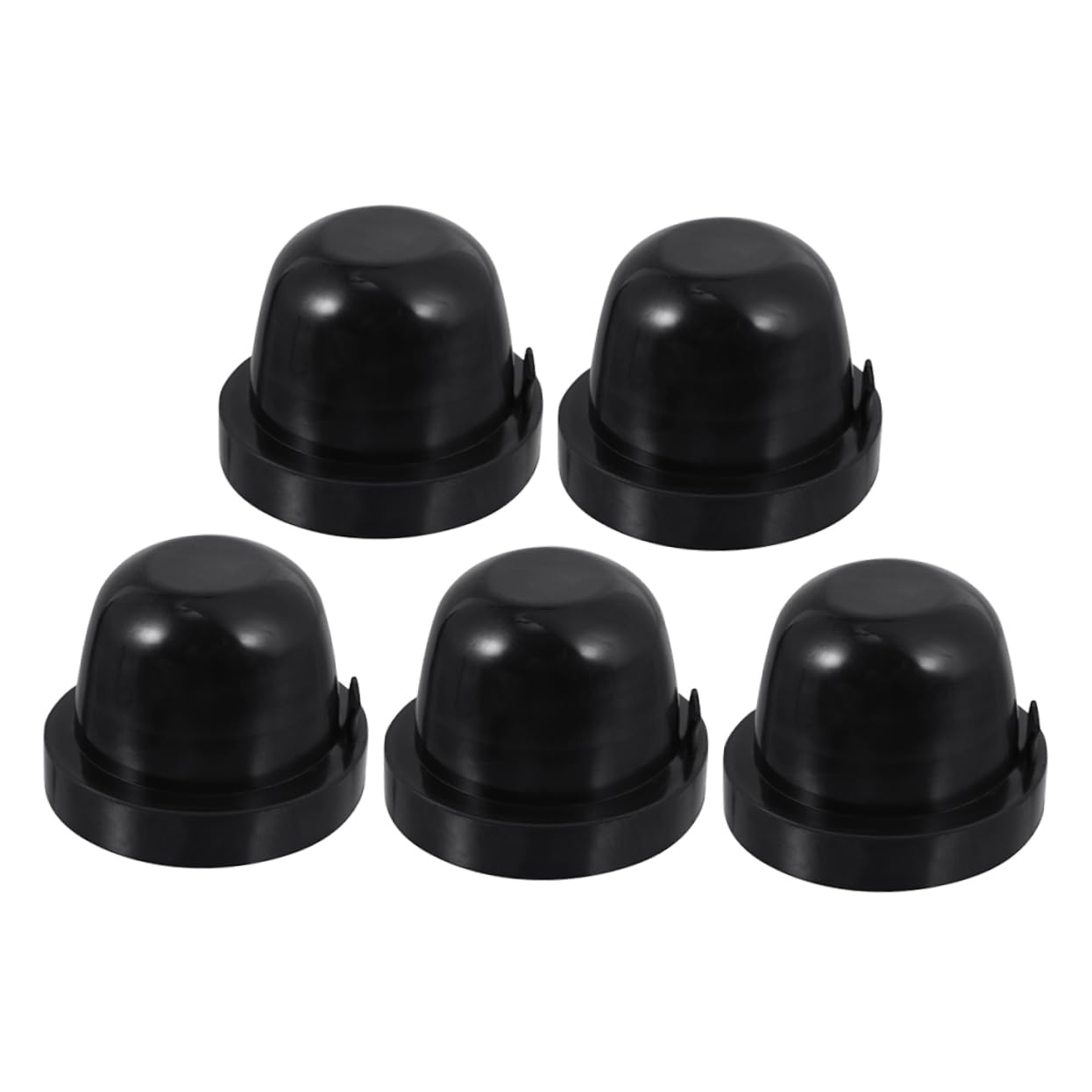PRETYZOOM 5Pcs Car Headlight Rubber Cover Vehicle Headlamp Dust Cap Protection for Auto Headlight Seal Compatible with Various Car Models