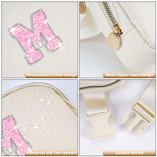 Image of Uygafly Gift for Teen Girls Kids Daughter Her - Birthday Gifts for 3 4 5 6 7 8 9 10 11 12 13 Year Old Girls,Fanny Pack Crossbody Bag Purse Belt Bag Cute Trendy Stuff | Cream,M